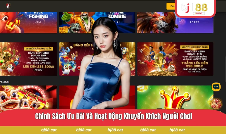 Banner chương trình ưu đãi đang áp dụng tại BJ88