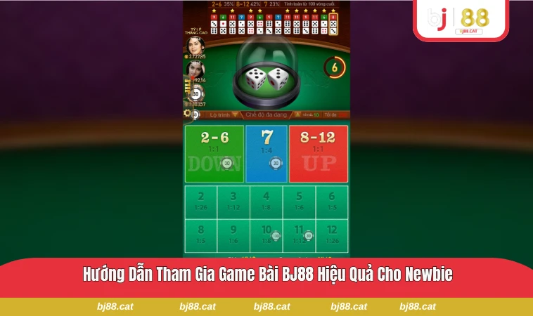 Hướng dẫn người chơi mới tham gia bàn game bài tại BJ88