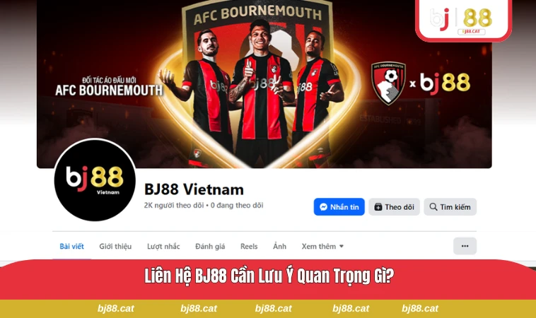 Nhắc nhở các lưu ý khi liên hệ tới BJ88 để đảm bảo an toàn