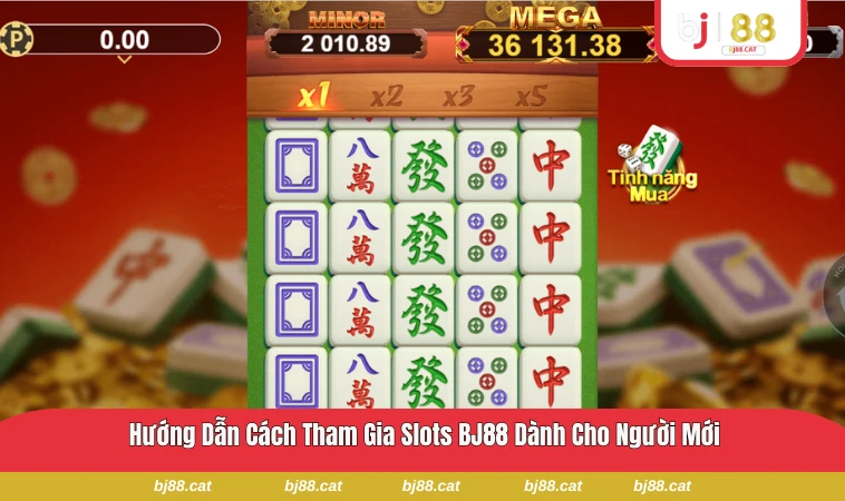Slots BJ88 3 Hướng dẫn người chơi tham gia slots tại BJ88 trên điện thoại và máy tính
